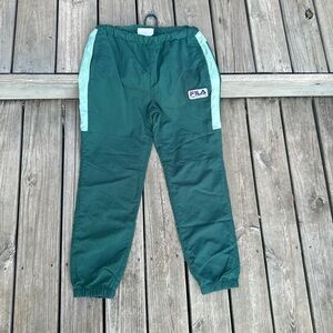 Fila‎ Men's Green Joggers